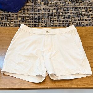 Cream Lulu Golf Shorts